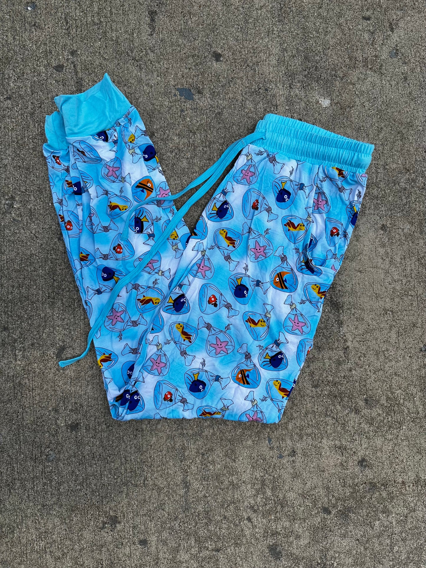 FISHY FISHY WAKE UP Adult Pants