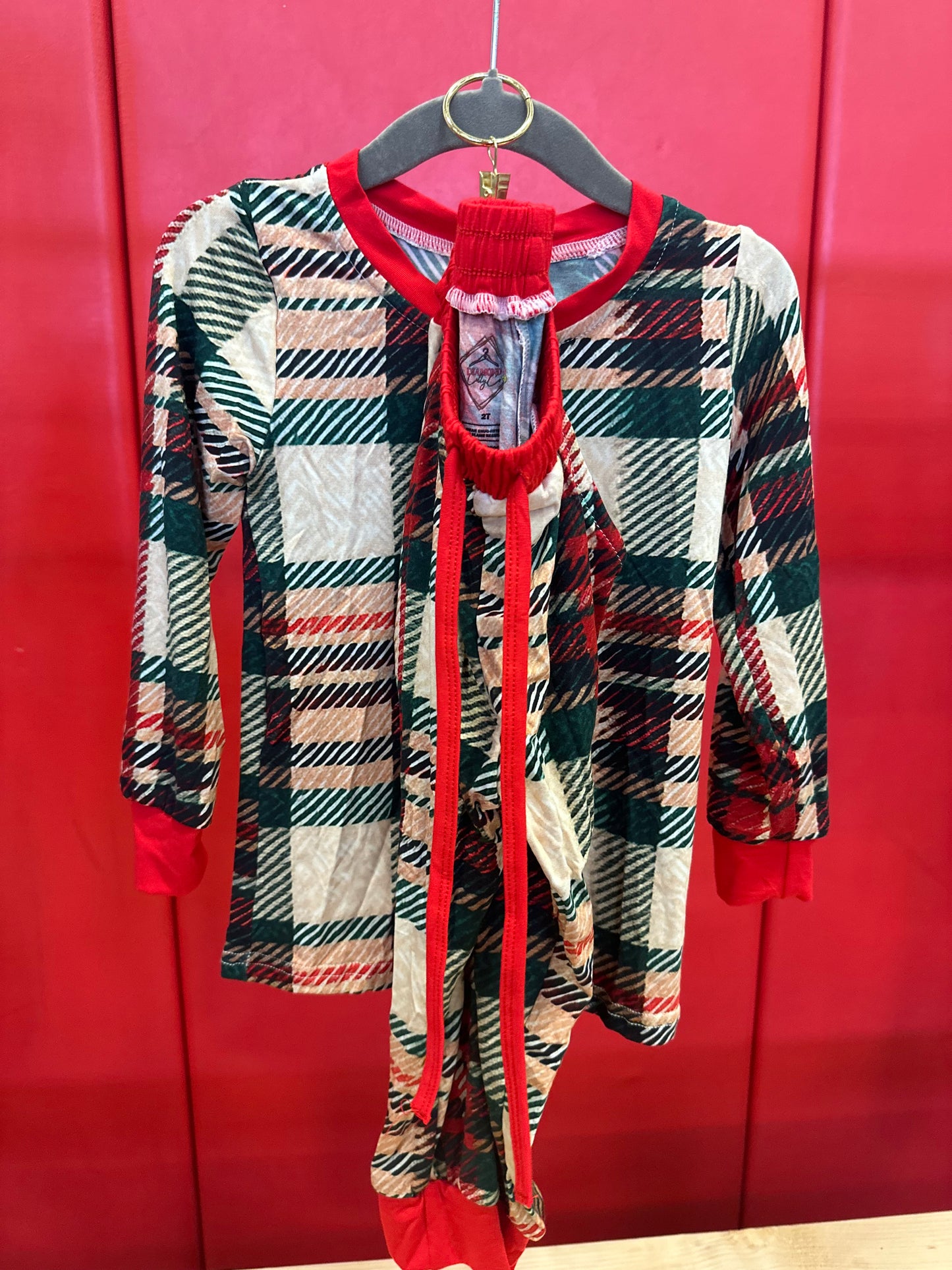 Classic Christmas Plaid Two-piece set