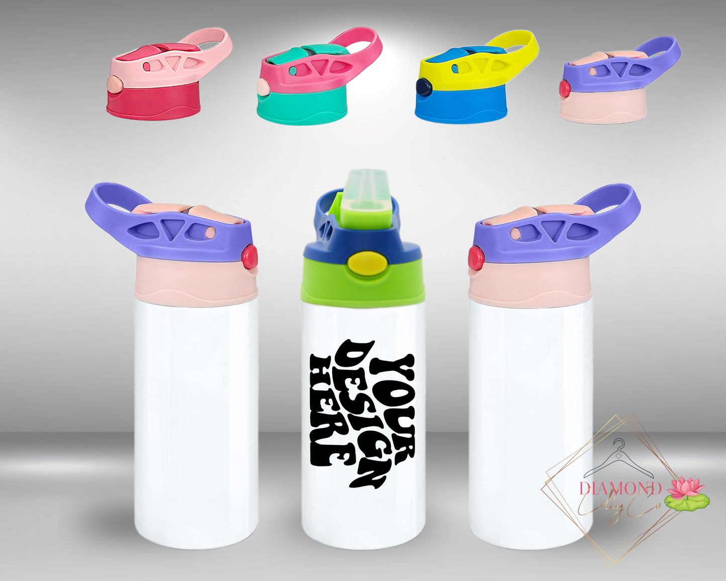 Custom Stainless Steel Kids Flip-Top Tumbler