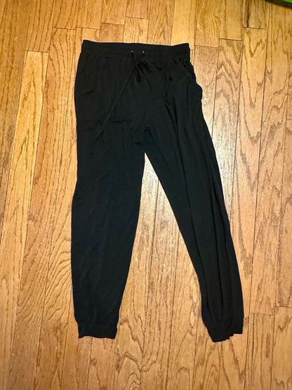 solid Black ADULT Bamboo Pants