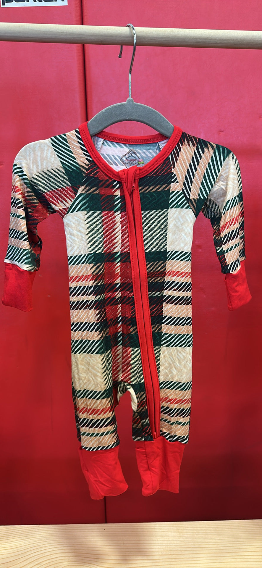 Classic Christmas Plaid Zippy