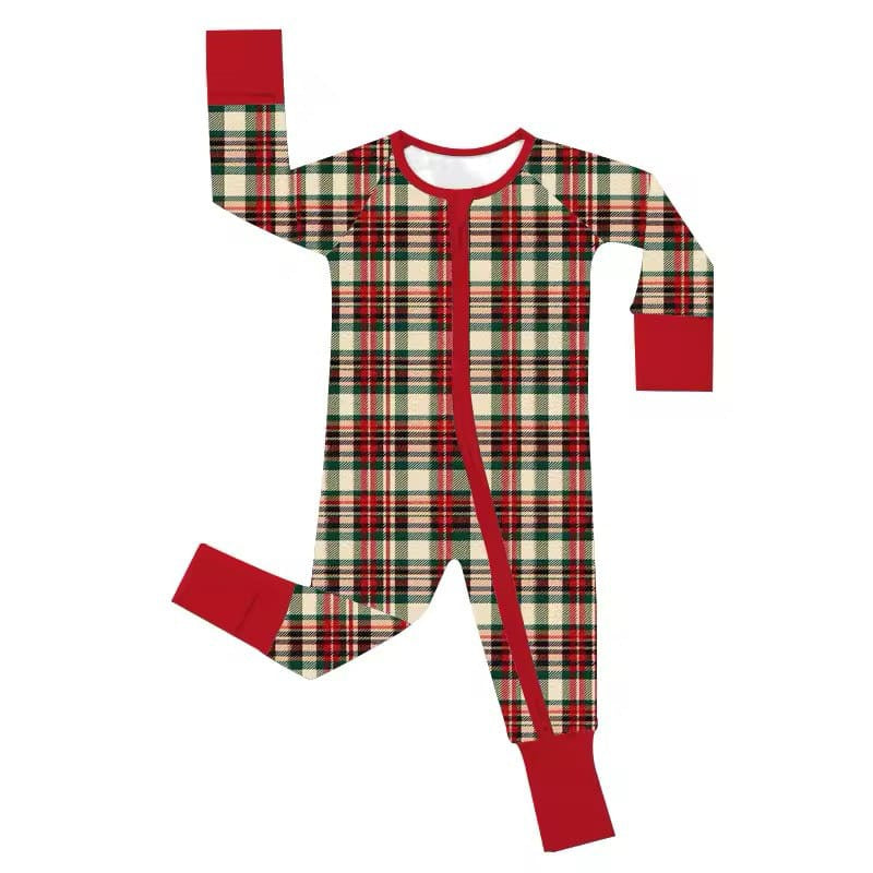 Classic Christmas Plaid Zippy
